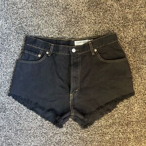 Levi's Women's Black Jean Shorts